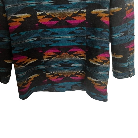 Pendleton Blue 100% Wool Patterned Jacquard Jacket NWT Medium - Picture 7 of 11